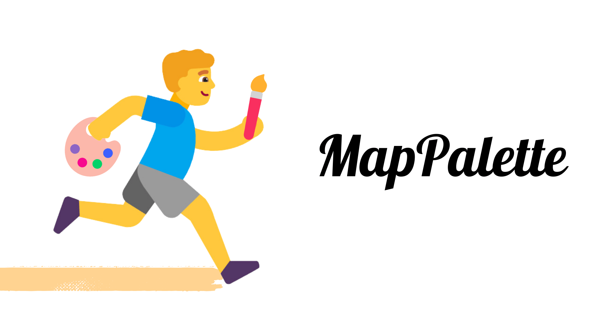 MapPalette Website Demo GIF